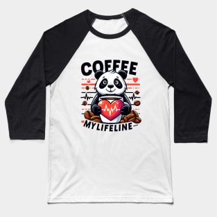 Coffee Lifeline Baseball T-Shirt